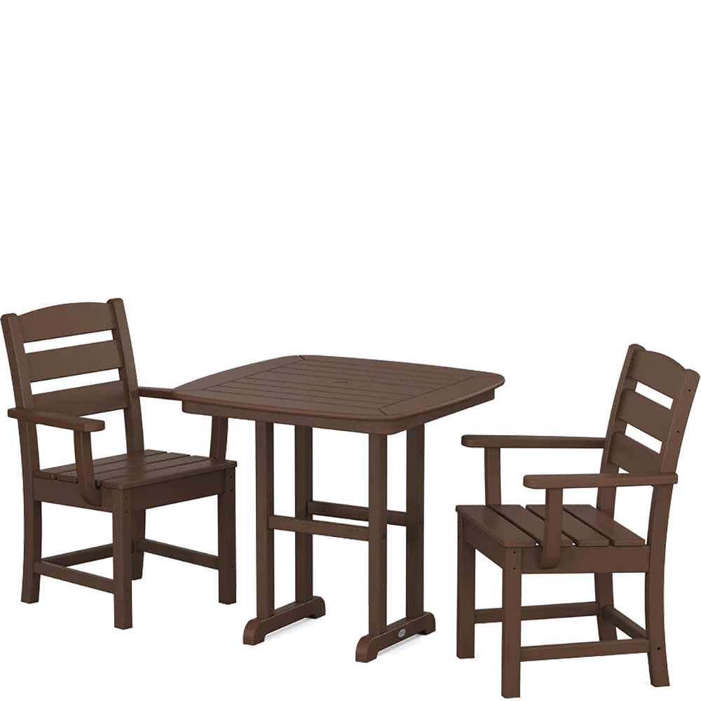 POLYWOOD® Lakeside 3-Piece Dining Set - PWS1212-1 Dining Set POLYWOOD®