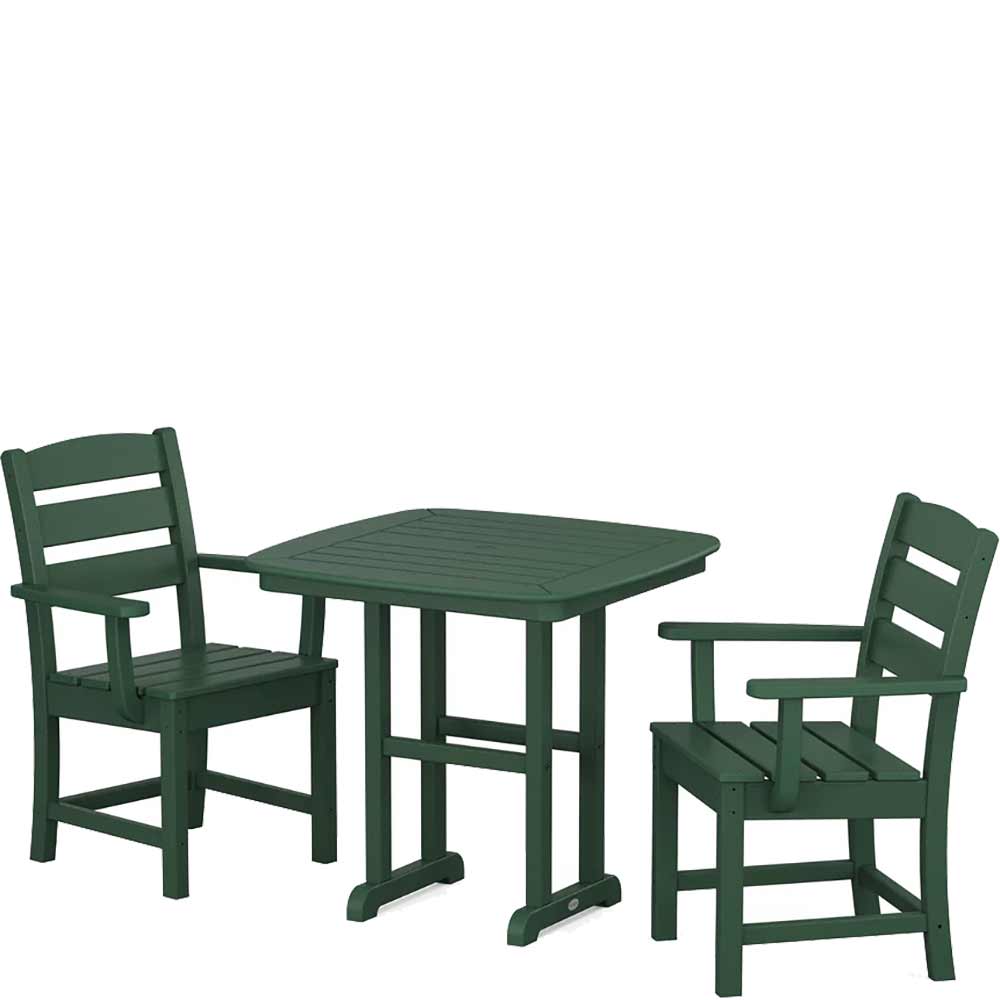 POLYWOOD® Lakeside 3-Piece Dining Set - PWS1212-1 Dining Set POLYWOOD®