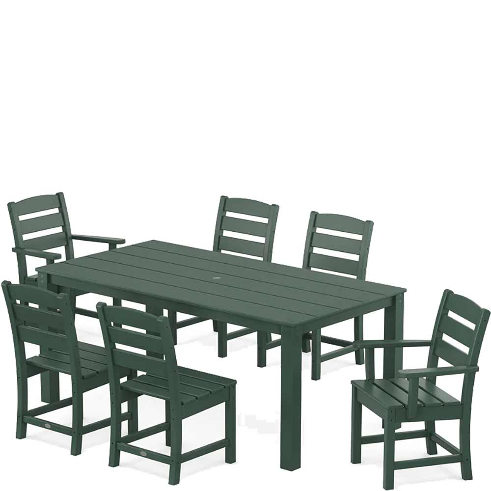 POLYWOOD® Lakeside 7-Piece Parsons Dining Set - PWS2284-1 Dining Set POLYWOOD®