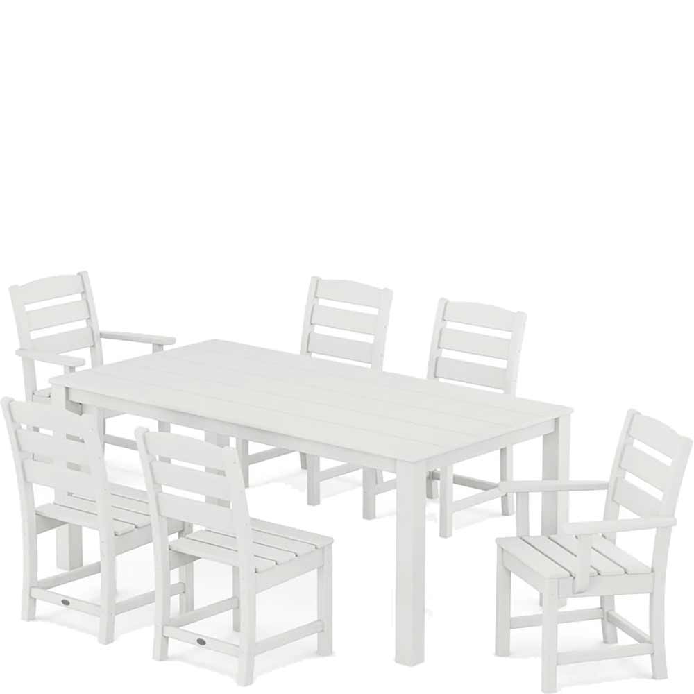POLYWOOD® Lakeside 7-Piece Parsons Dining Set - PWS2284-1 Dining Set POLYWOOD®