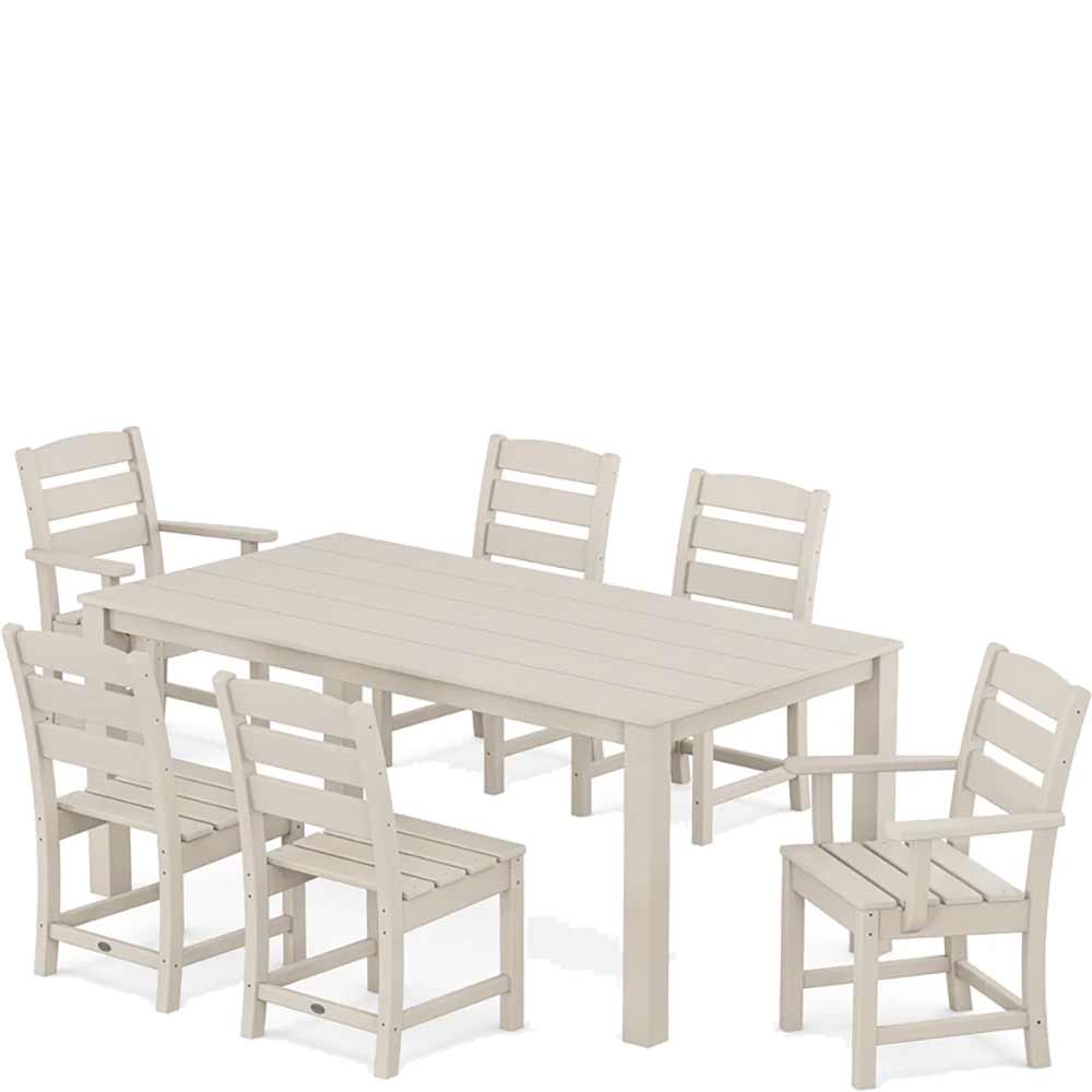 POLYWOOD® Lakeside 7-Piece Parsons Dining Set - PWS2284-1 Dining Set POLYWOOD®