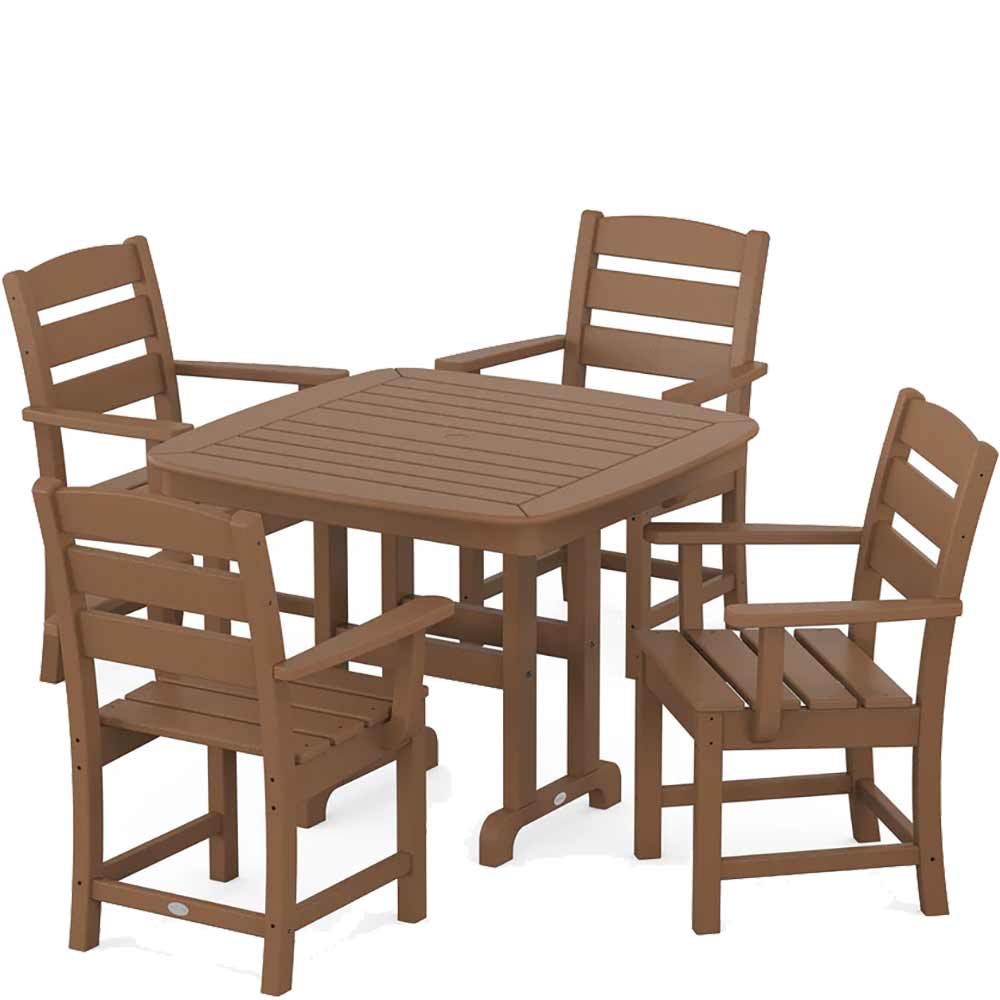 POLYWOOD® Lakeside 5-Piece Dining Set - PWS653-1 Dining Set POLYWOOD®