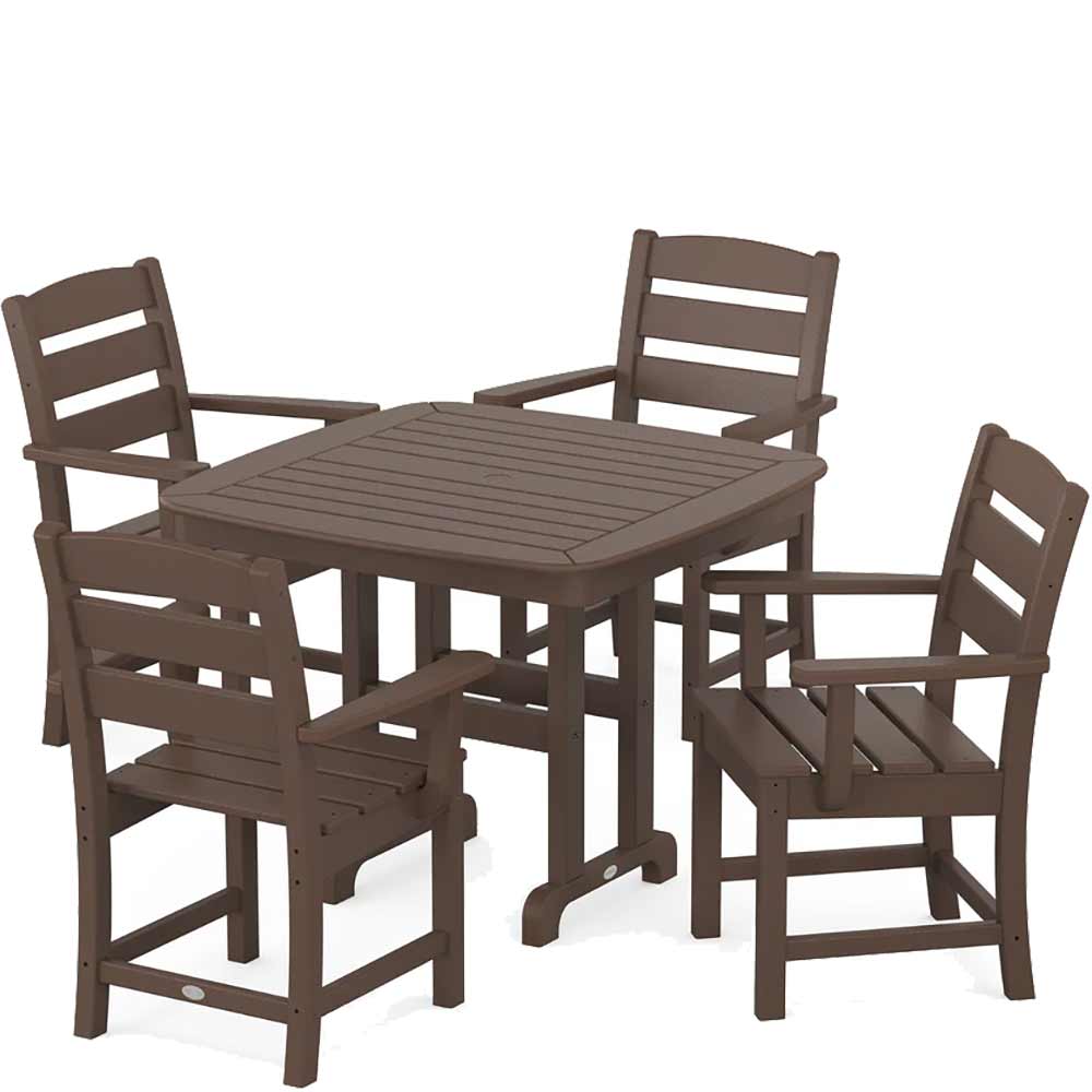POLYWOOD® Lakeside 5-Piece Dining Set - PWS653-1 Dining Set POLYWOOD®