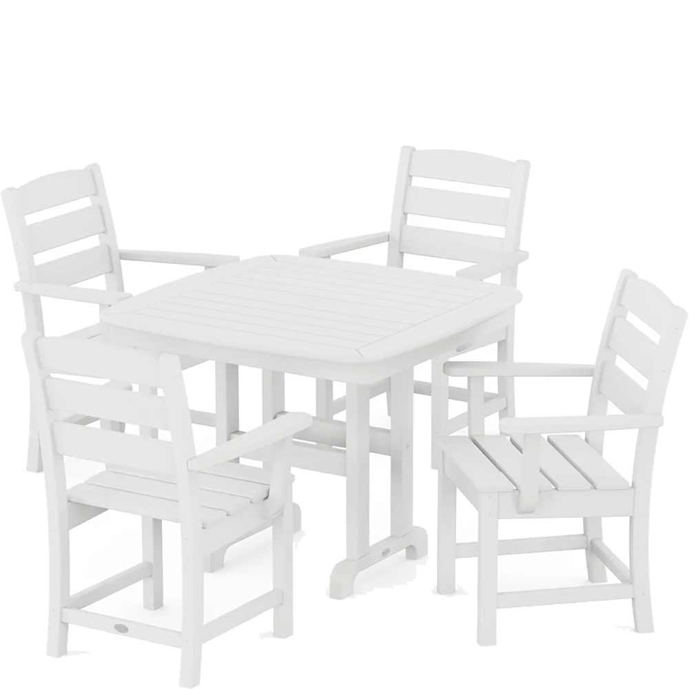 POLYWOOD® Lakeside 5-Piece Dining Set - PWS653-1 Dining Set POLYWOOD®