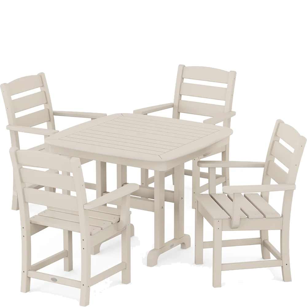 POLYWOOD® Lakeside 5-Piece Dining Set - PWS653-1 Dining Set POLYWOOD®