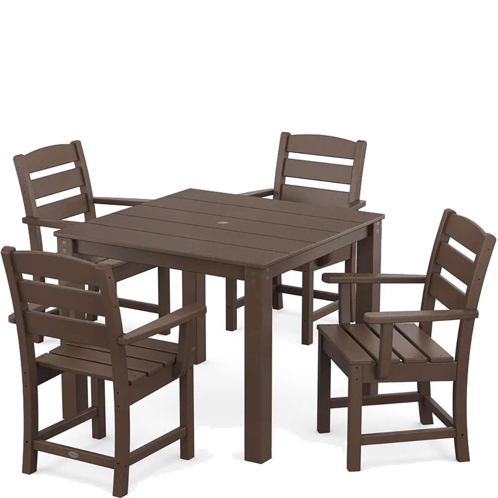 POLYWOOD® Lakeside 5-Piece Parsons Dining Set - PWS2288-1 Dining Set POLYWOOD®
