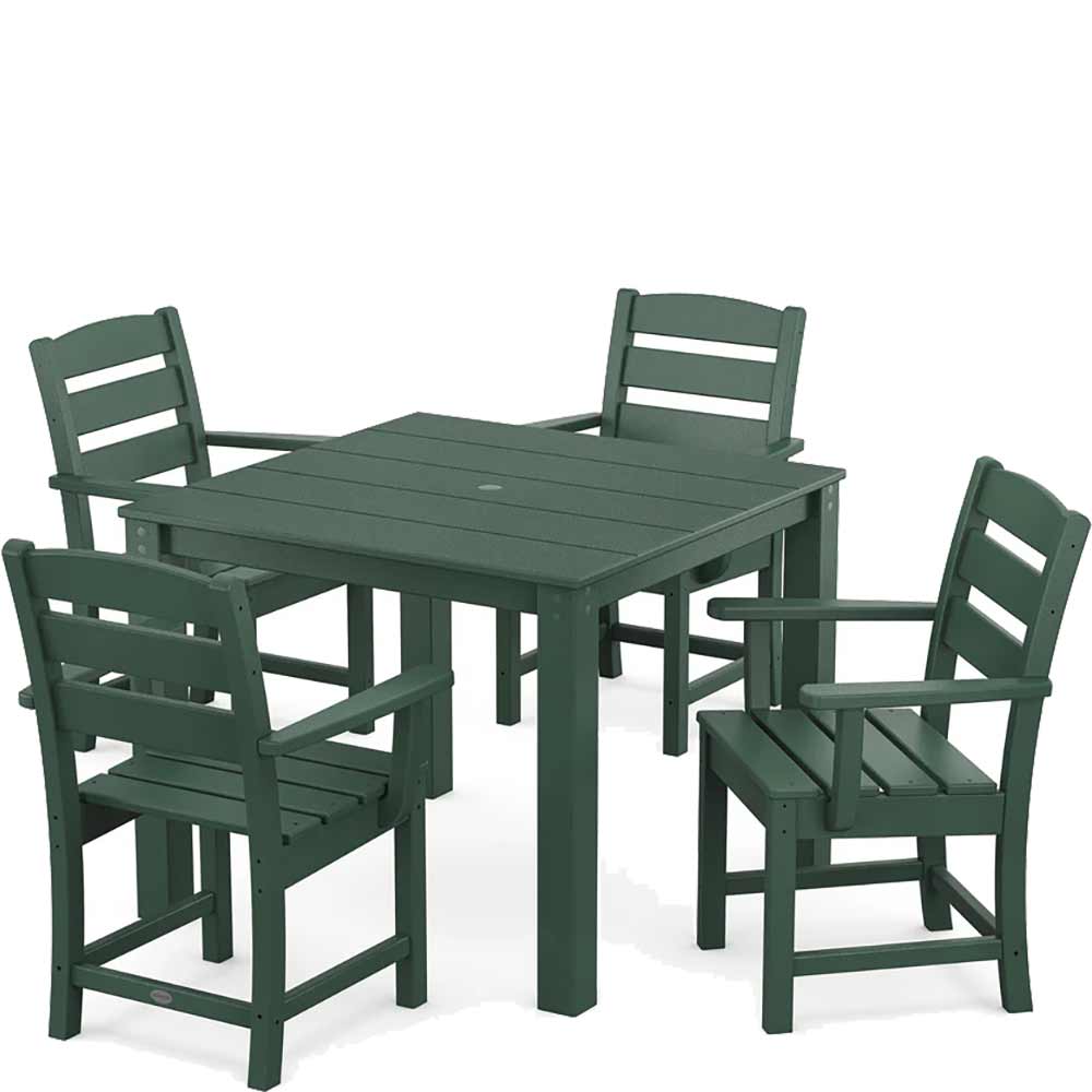 POLYWOOD® Lakeside 5-Piece Parsons Dining Set - PWS2288-1 Dining Set POLYWOOD®