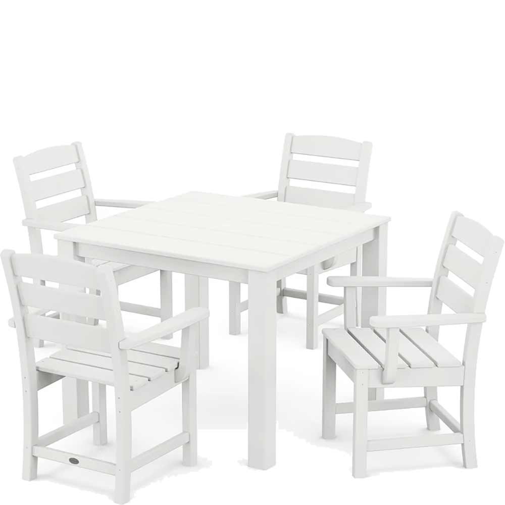 POLYWOOD® Lakeside 5-Piece Parsons Dining Set - PWS2288-1 Dining Set POLYWOOD®