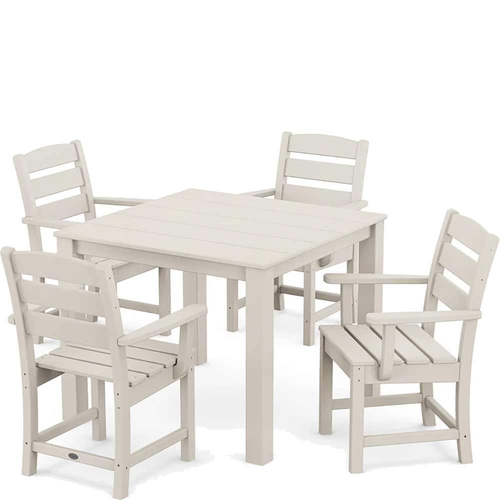 POLYWOOD® Lakeside 5-Piece Parsons Dining Set - PWS2288-1 Dining Set POLYWOOD®