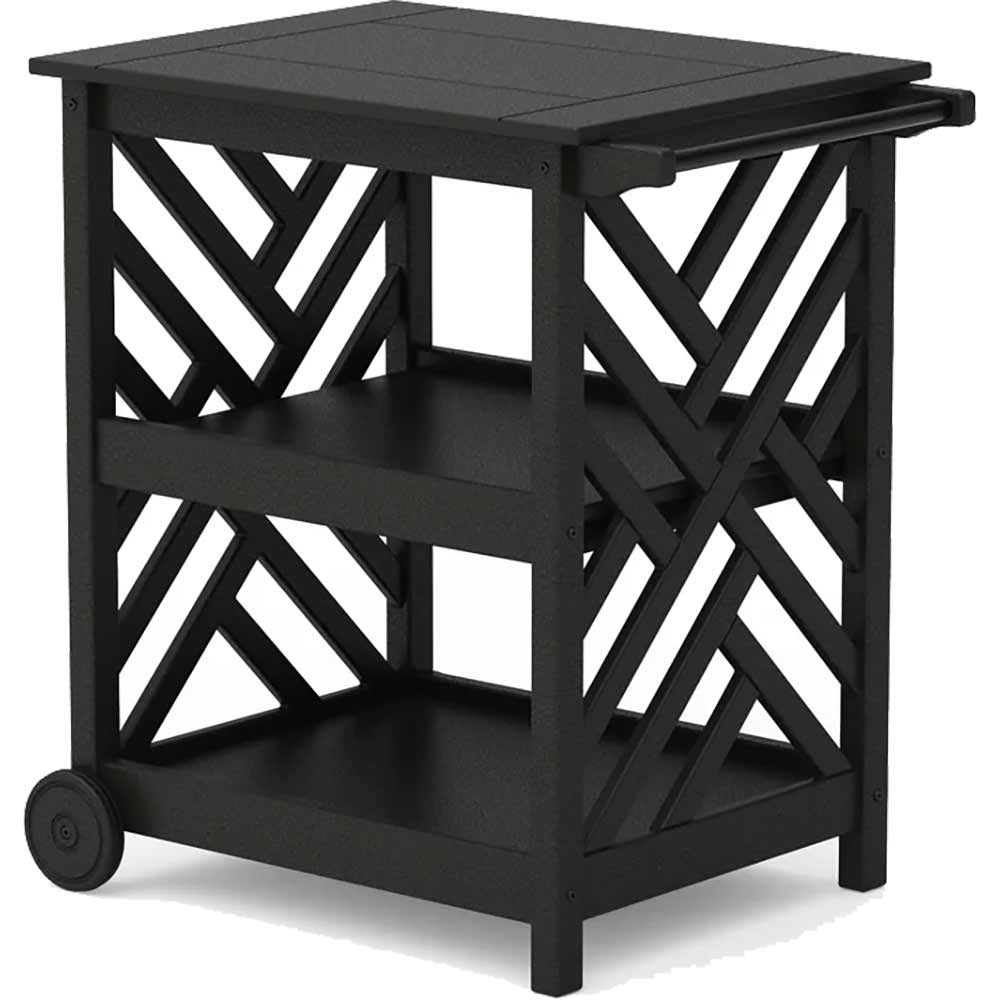 POLYWOOD® Chippendale Bar Cart - BC2302 Bar Cart POLYWOOD®