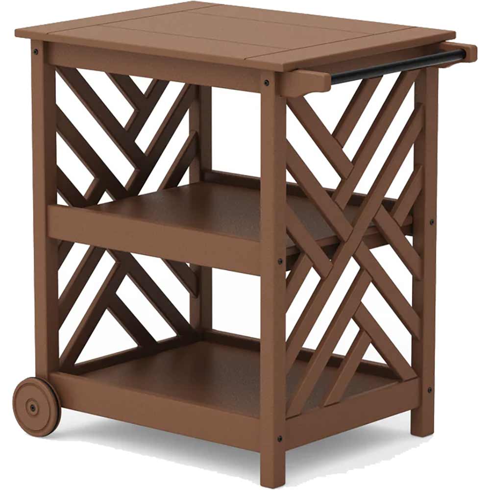 POLYWOOD® Chippendale Bar Cart - BC2302 Bar Cart POLYWOOD®