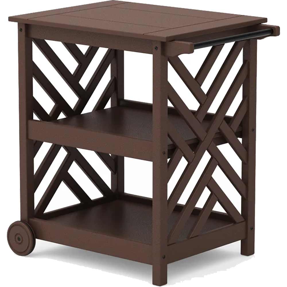 POLYWOOD® Chippendale Bar Cart - BC2302 Bar Cart POLYWOOD®