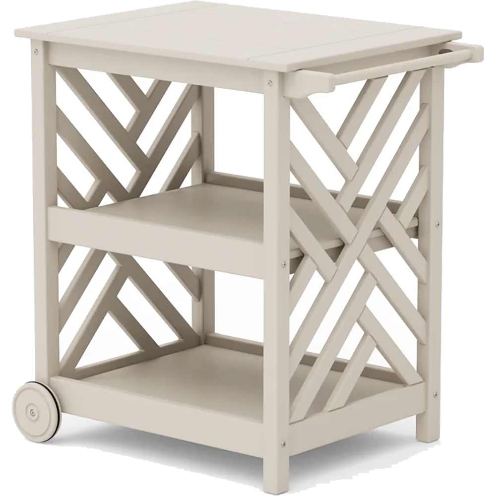 POLYWOOD® Chippendale Bar Cart - BC2302 Bar Cart POLYWOOD®