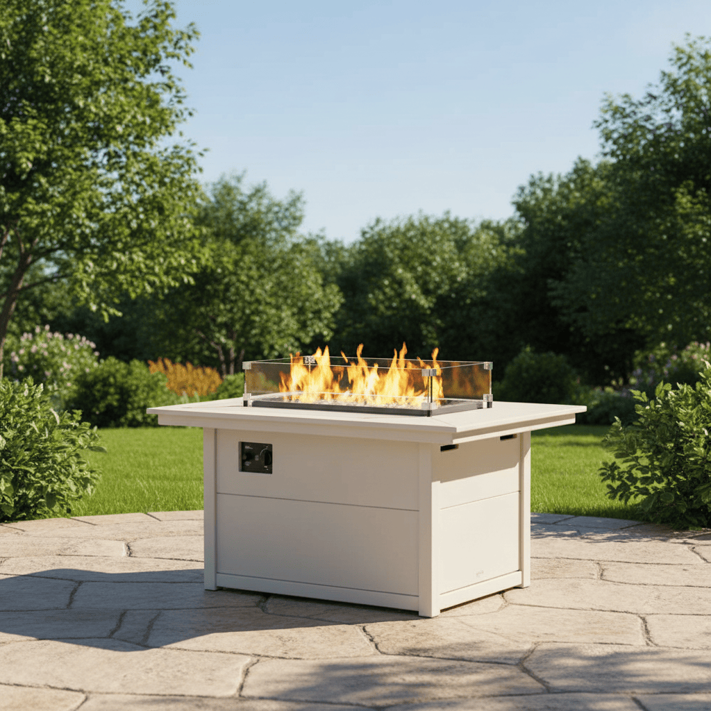 POLYWOOD® Rectangle 34" X 46" Fire Pit Table - CTF3446RECT Fire Table POLYWOOD®