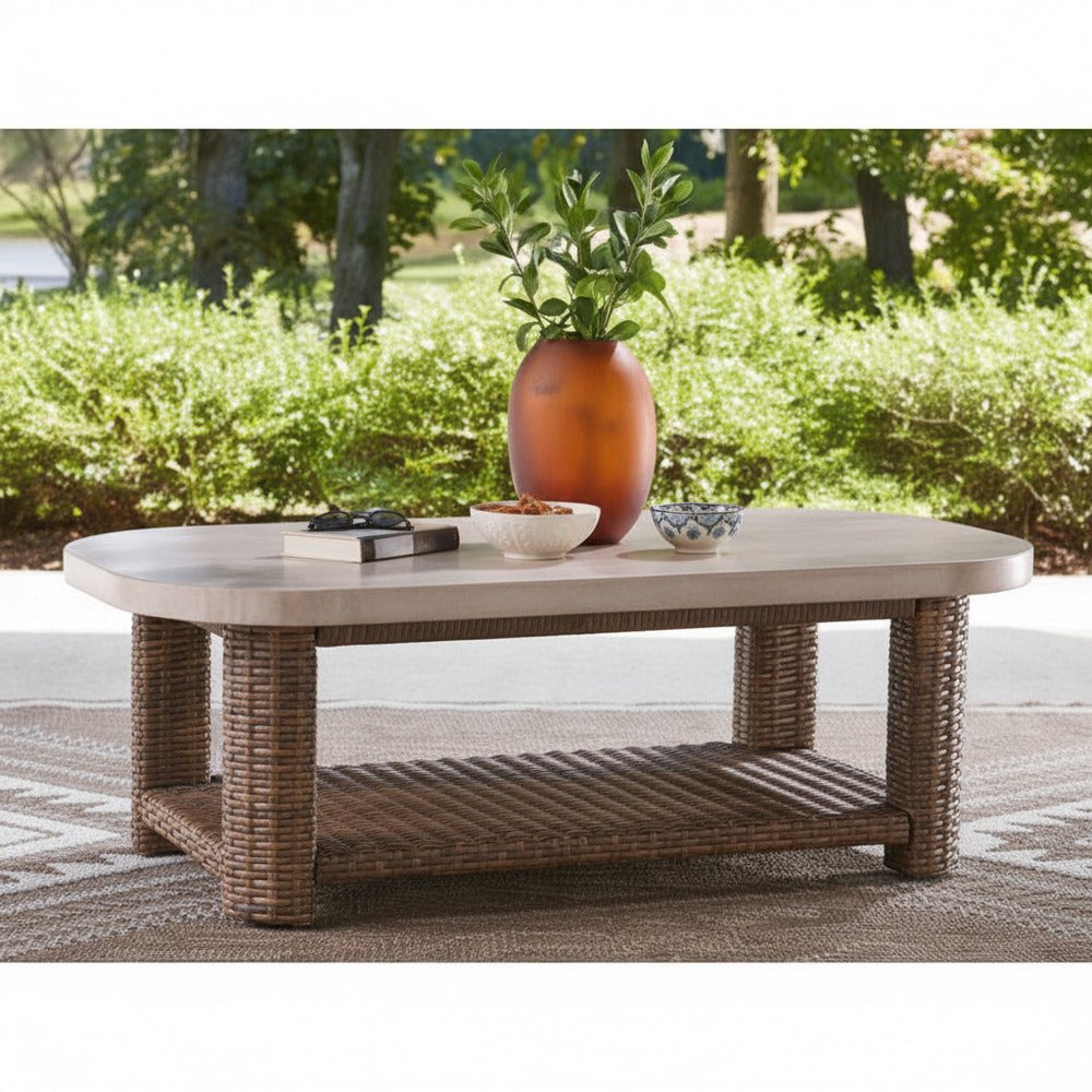 Ashley Furniture Angel Island Outdoor Coffee Table Outdoor Coffee Table Ashley Furniture