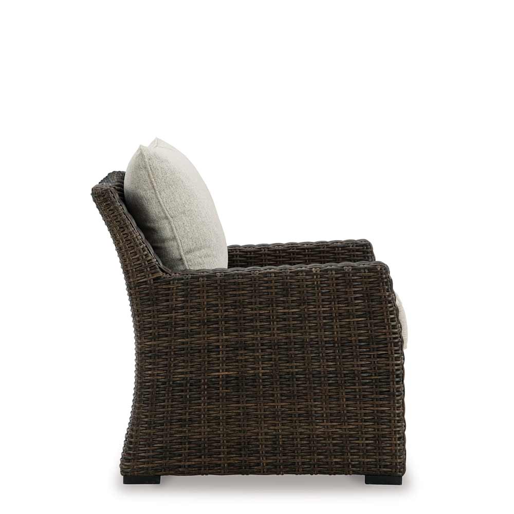 Ashley Furniture - Brook Ranch Outdoor Lounge Chair with Cushion Deep Seating Ashley Furniture