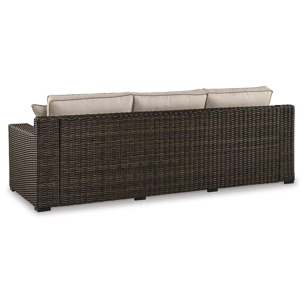 Ashley Furniture - Coastline Bay Outdoor Sofa with Cushions Deep Seating Ashley Furniture