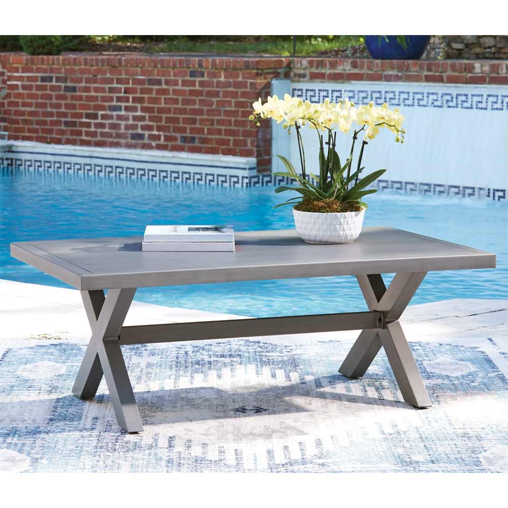 Ashley Furniture - Dillon Beach Outdoor Coffee Table Coffee Table Ashley Furniture