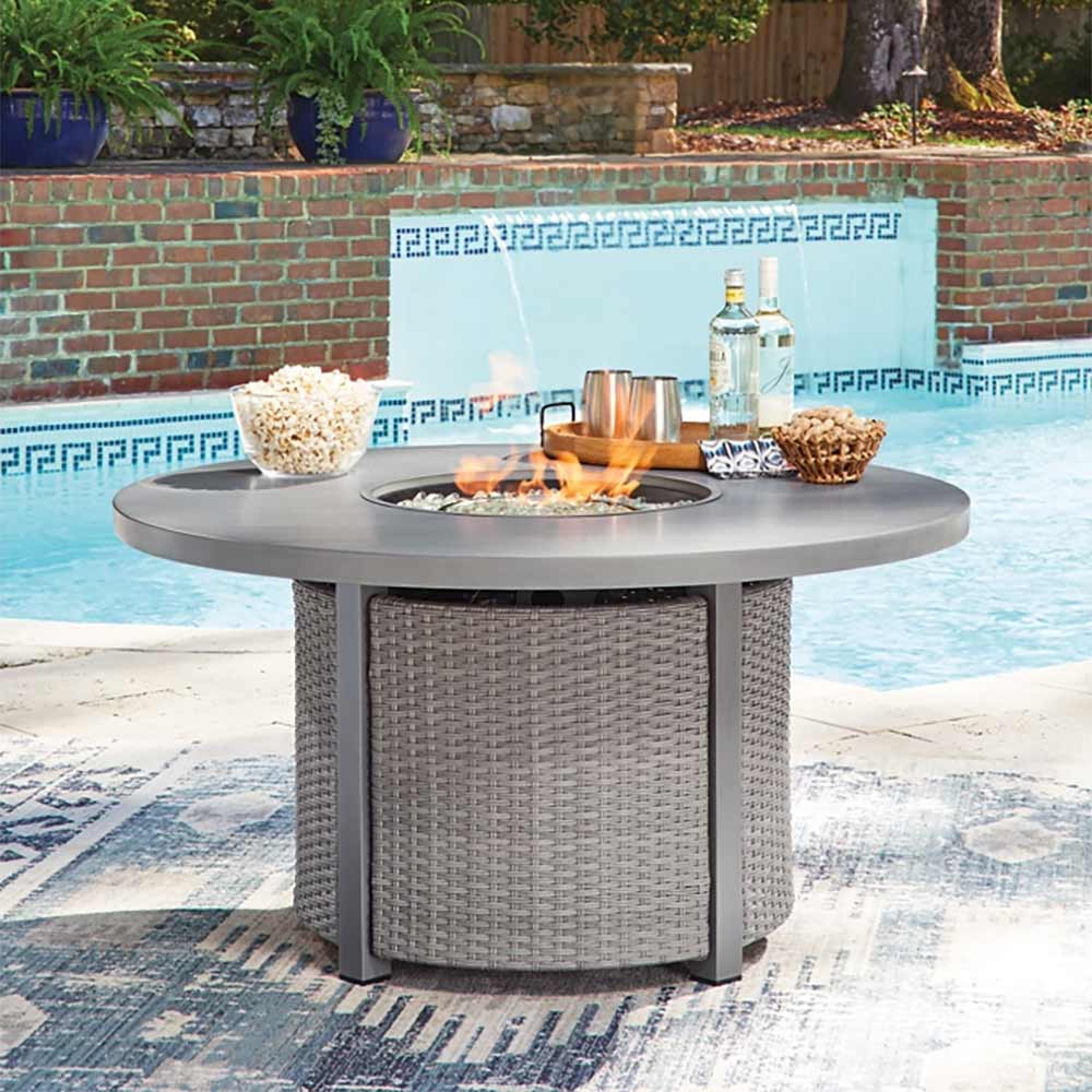 Ashley Furniture - Dillon Beach Outdoor Fire Pit Table Fire Table Ashley Furniture
