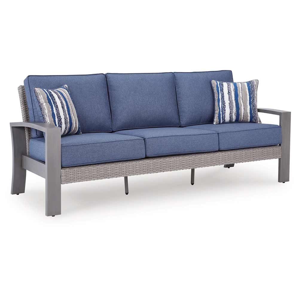 Ashley Furniture - Dillon Beach Outdoor Sofa with Cushion Sofa Ashley Furniture