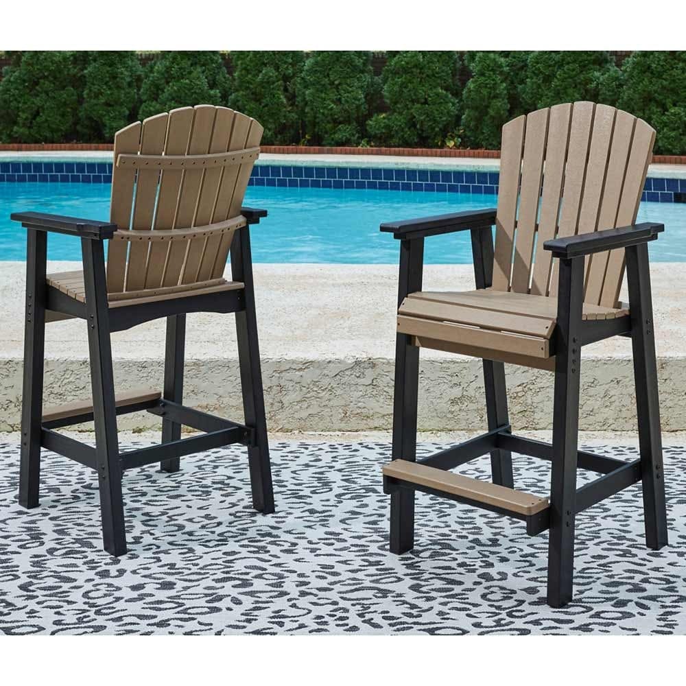 Ashley Furniture - Fairen Trail Outdoor Barstool (Set of 2) Bar Set Ashley Furniture
