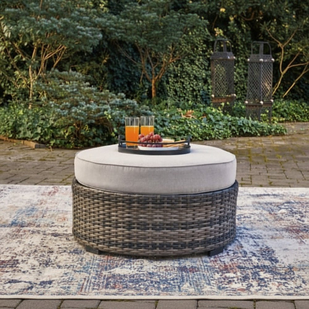 Ashley Furniture Harbor Court Outdoor Ottoman Ottoman Ashley Furniture