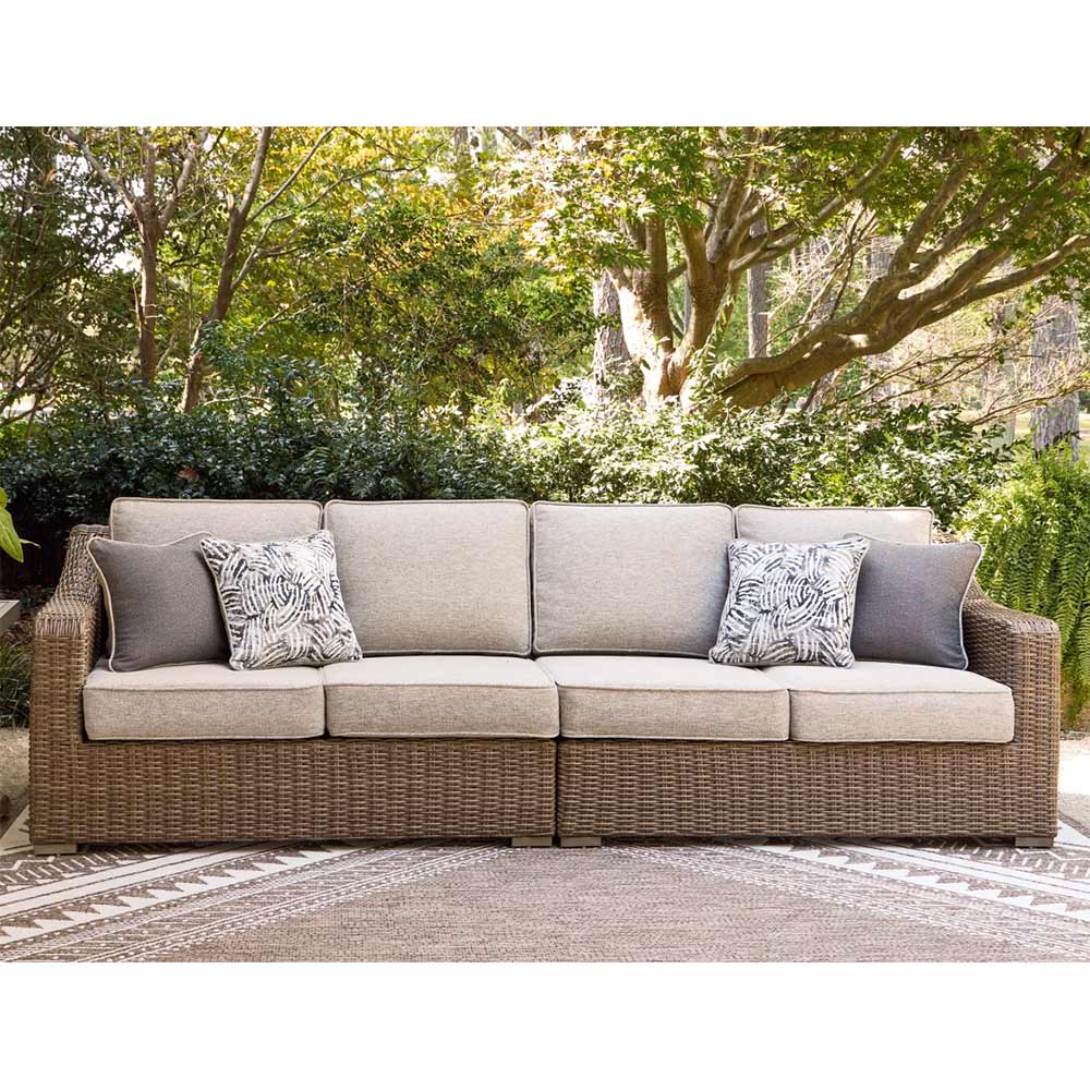 Ashley Furniture - Revare Beach 2-Piece Outdoor Sectional Sofa Ashley Furniture