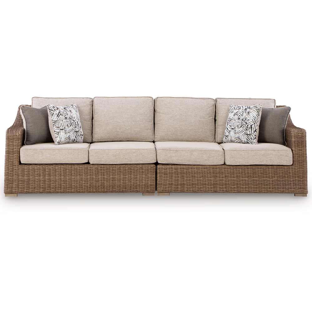 Ashley Furniture - Revare Beach 2-Piece Outdoor Sectional Sofa Ashley Furniture