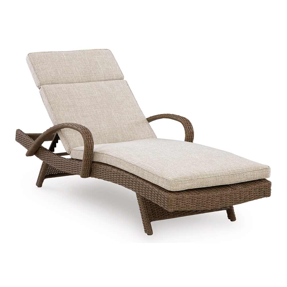 Ashley Furniture - Revare Beach Chaise Lounge with Cushion Chaise Ashley Furniture