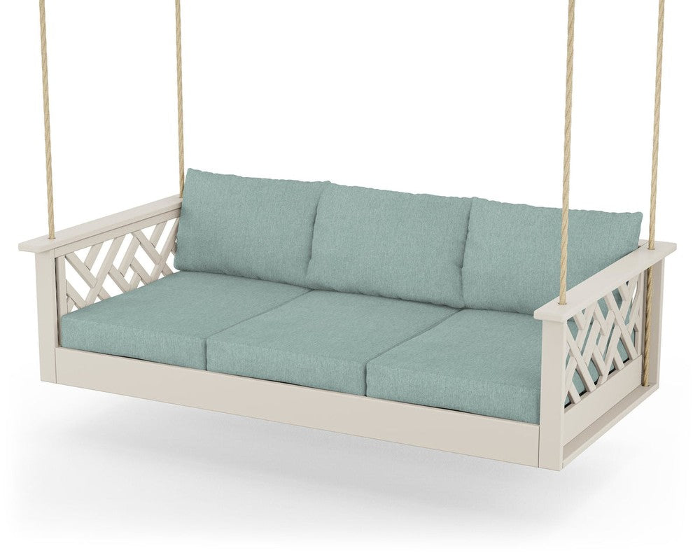 Chippendale Daybed Swing - Sand / Glacier Spa