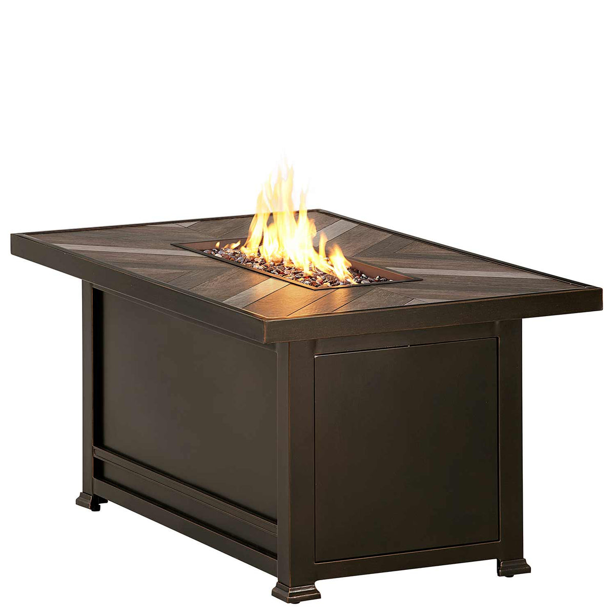 Agio Chatham 52"x32" Rectangle Fire Table Fire Table Agio