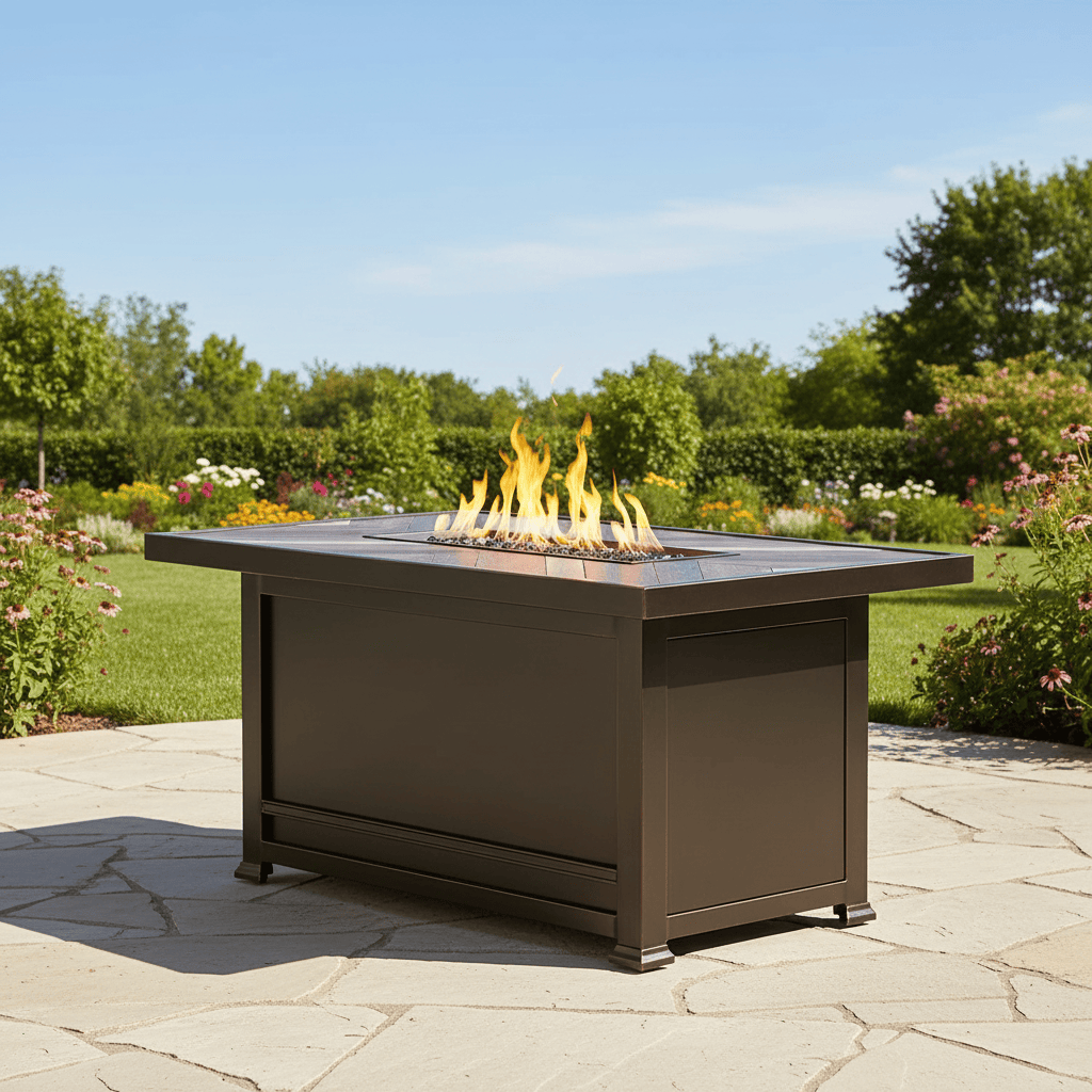 Agio Chatham 52"x32" Rectangle Fire Table Fire Table Agio