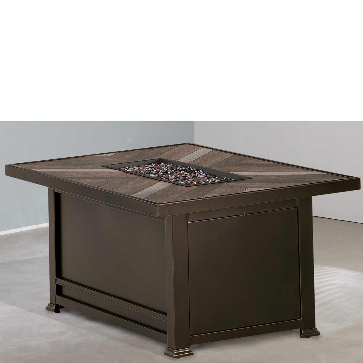 Agio Chatham 52"x32" Rectangle Fire Table Fire Table Agio
