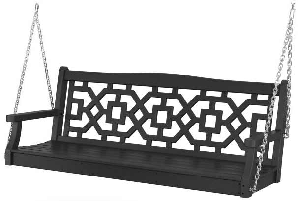 POLYWOOD® Martha Stewart Chinoiserie 60” Swing - MSTGS601 Benches POLYWOOD®
