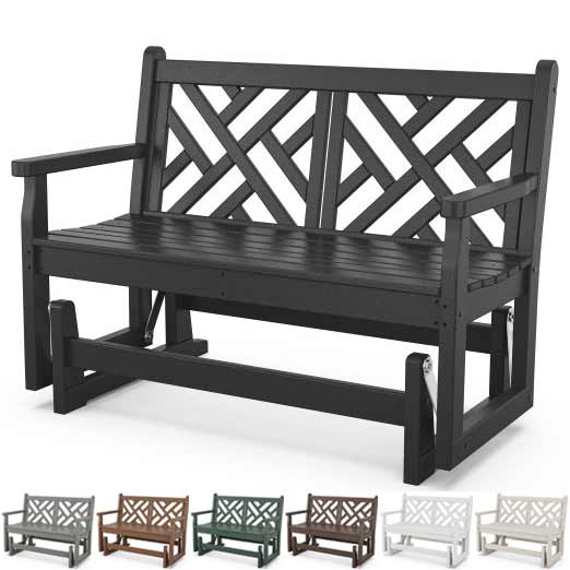 POLYWOOD® Chippendale 48" Glider - CDG48 Glider POLYWOOD®