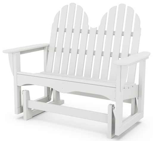 POLYWOOD® Classic Adirondack 48" Glider - ADGL-1 Benches POLYWOOD®