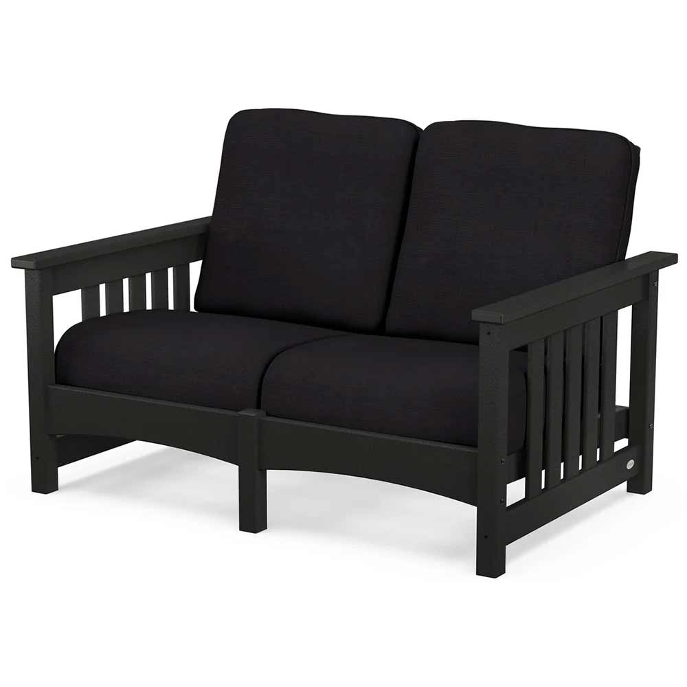 POLYWOOD® - Club Mission Loveseat - PWCMC47GY