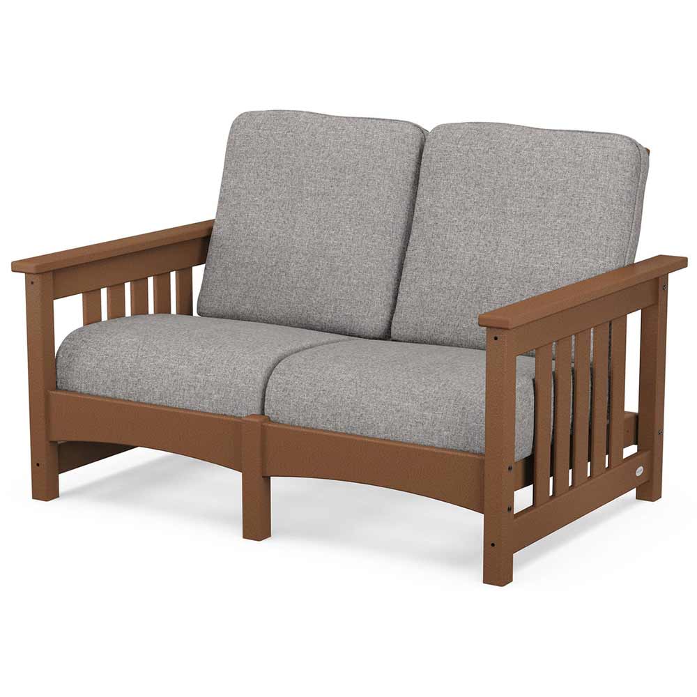 POLYWOOD® - Club Mission Loveseat - PWCMC47GY