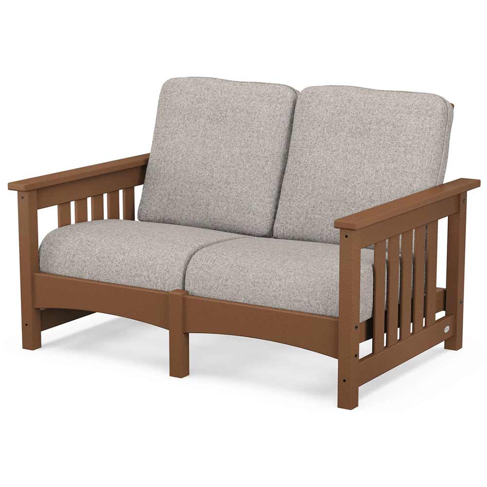 POLYWOOD® - Club Mission Loveseat - PWCMC47GY