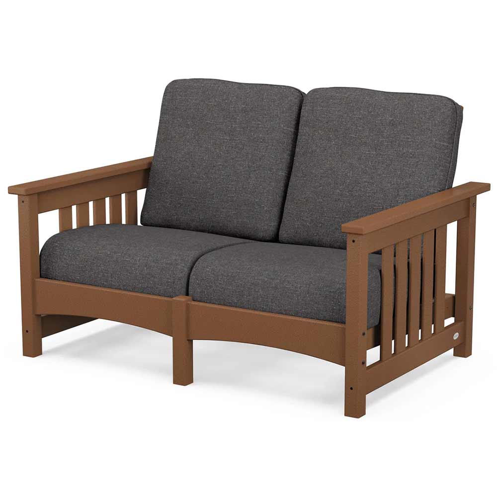 POLYWOOD® - Club Mission Loveseat - PWCMC47GY