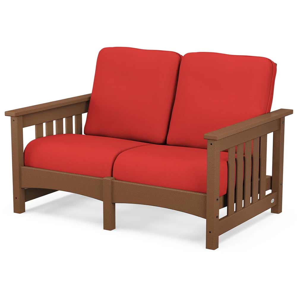 POLYWOOD® - Club Mission Loveseat - PWCMC47GY