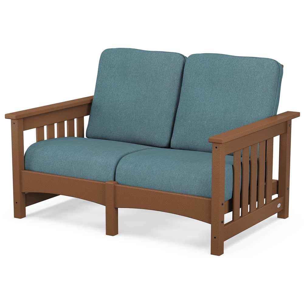 POLYWOOD® - Club Mission Loveseat - PWCMC47GY