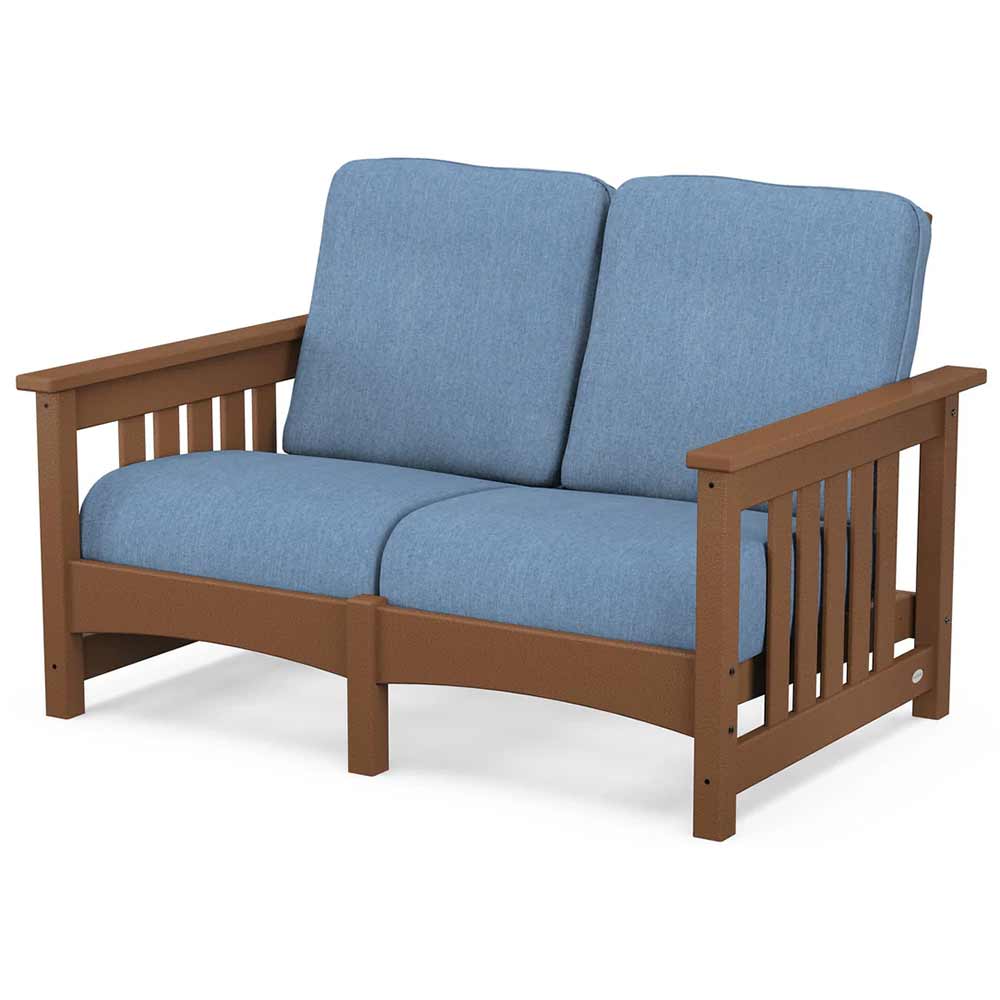 POLYWOOD® - Club Mission Loveseat - PWCMC47GY