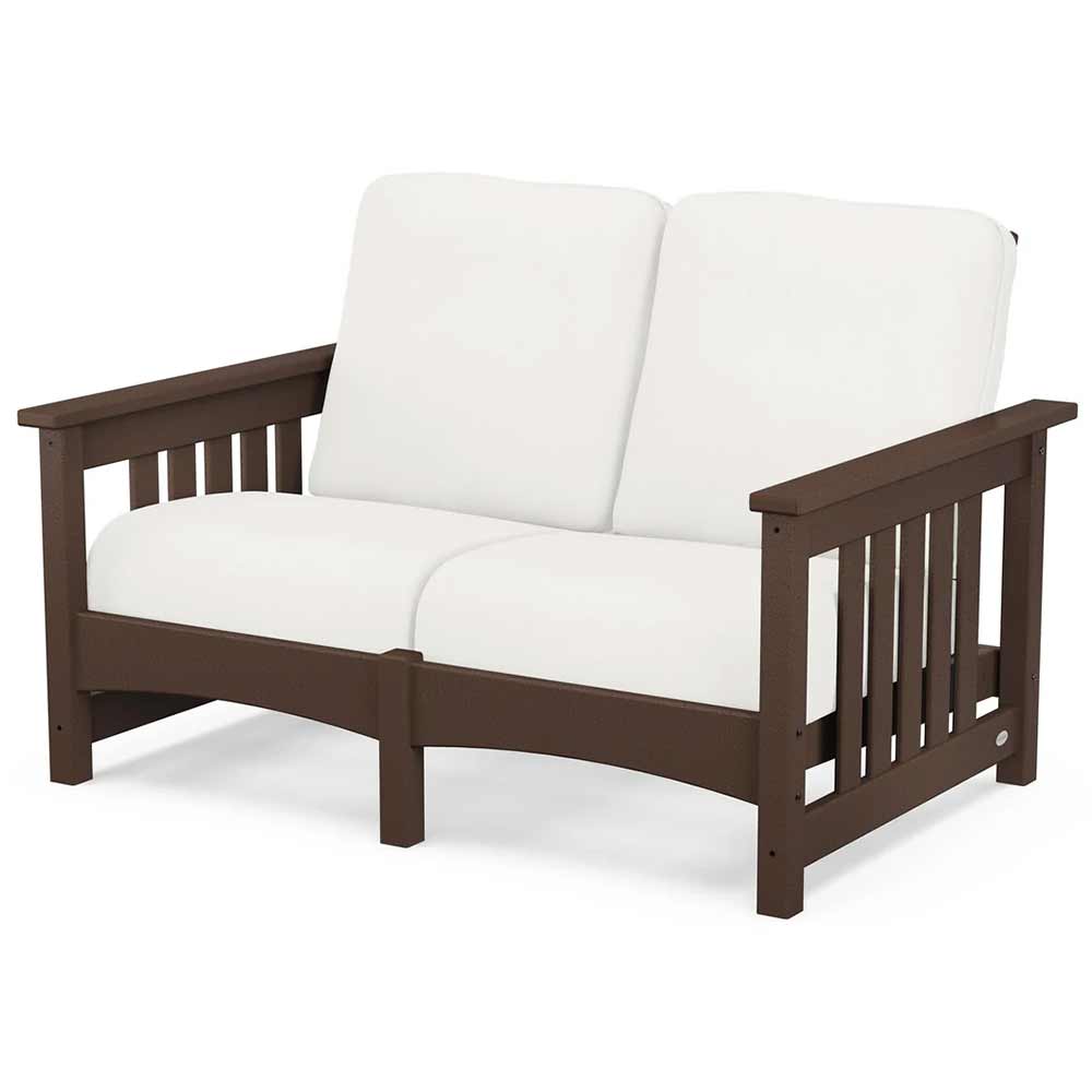 POLYWOOD® - Club Mission Loveseat - PWCMC47GY