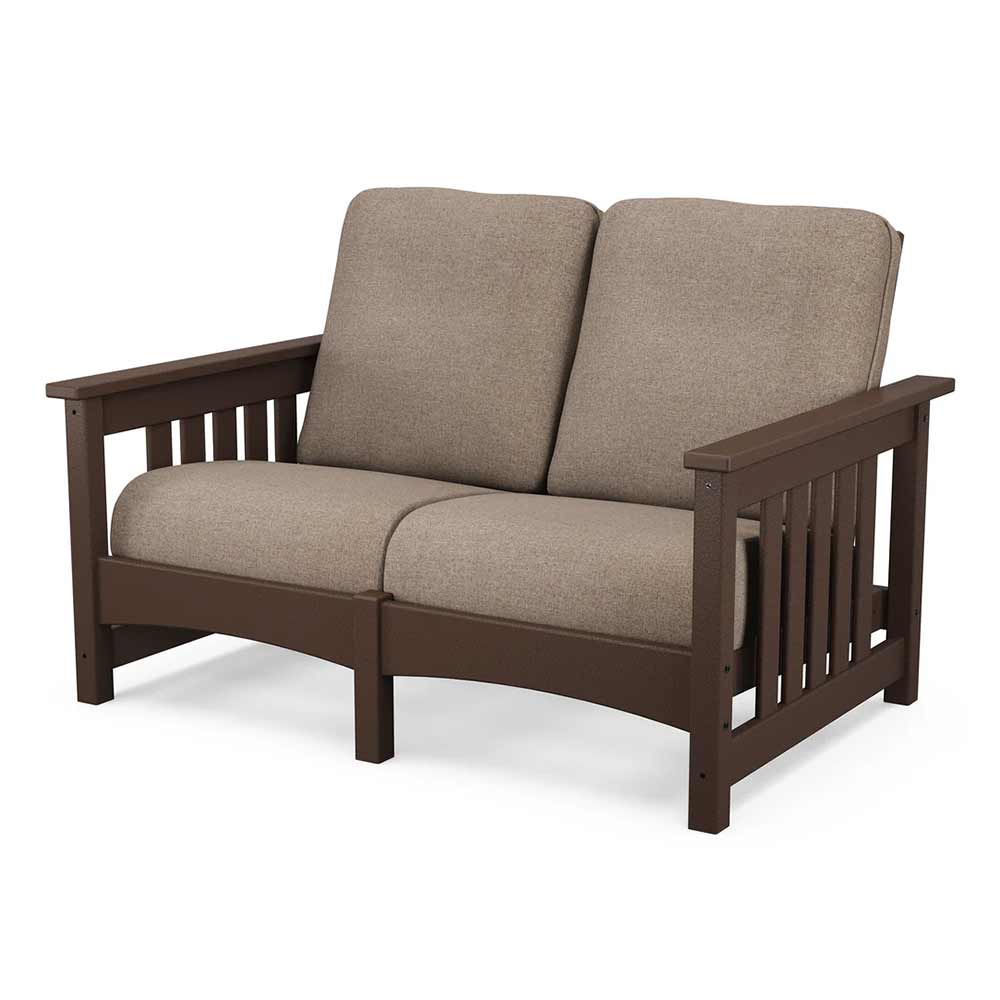 POLYWOOD® - Club Mission Loveseat - PWCMC47GY