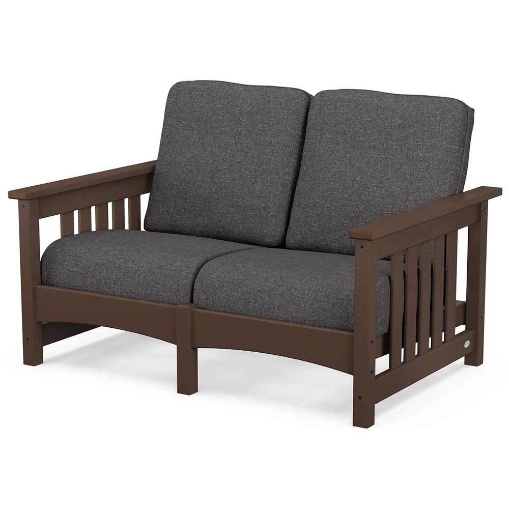 POLYWOOD® - Club Mission Loveseat - PWCMC47GY