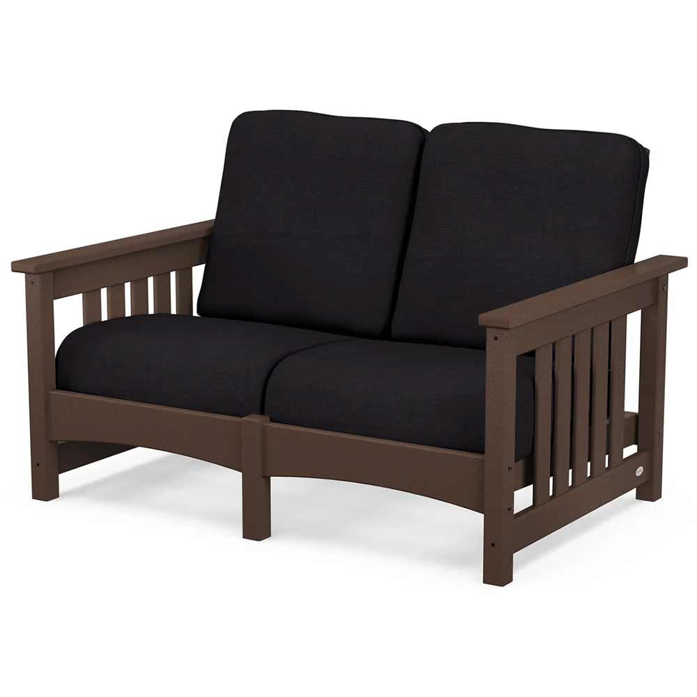 POLYWOOD® - Club Mission Loveseat - PWCMC47GY