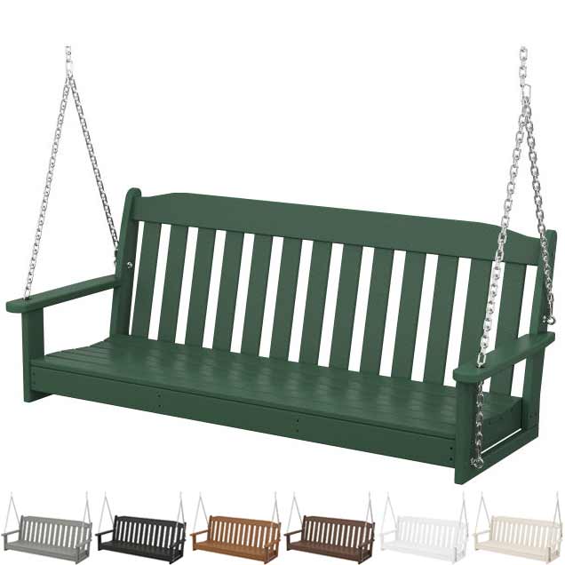 POLYWOOD® Country Living 60" Swing - CLGNS604 Glider POLYWOOD®