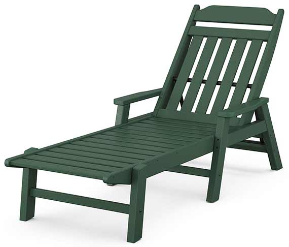 POLYWOOD® Country Living Chaise with Arms - CLC2280 Chaise POLYWOOD®