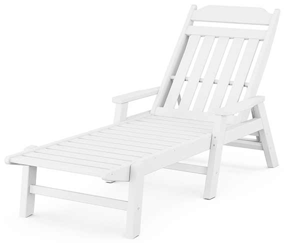 POLYWOOD® Country Living Chaise with Arms - CLC2280 Chaise POLYWOOD®